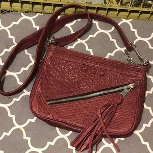 Treesje leather bag red